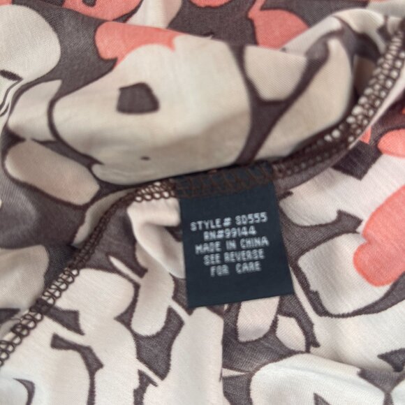 NWOT SD II MAXI FLORAL DRESS WITH accent straps M - Picture 11 of 13